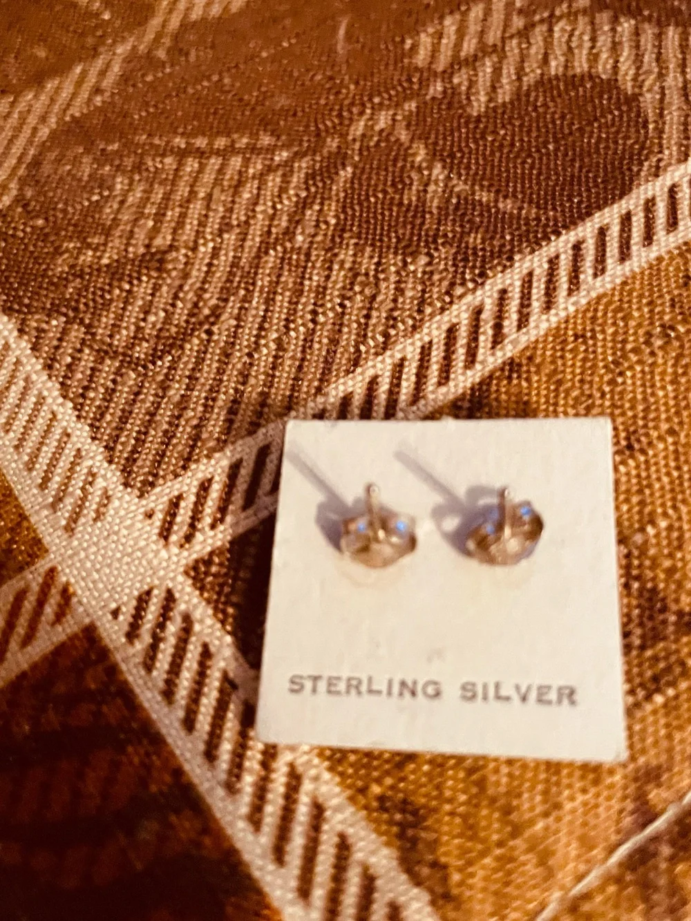 Twisted Rope-Edge White Stone Stud Earrings